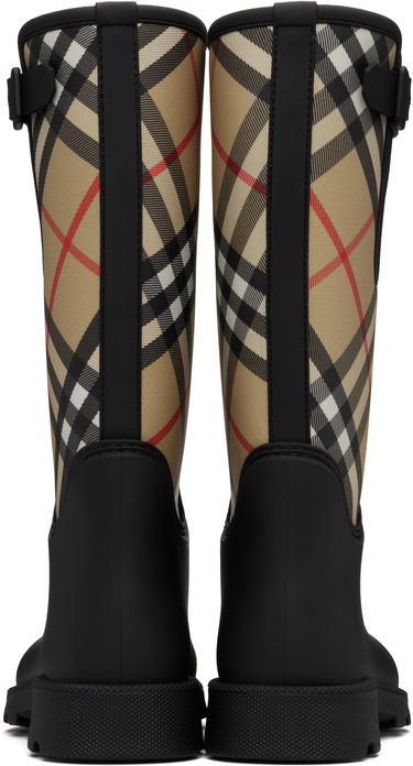 Superge in čevlji Burberry Burberry Marsh Stamp High Rubber Boots Bež | 8111677, 1