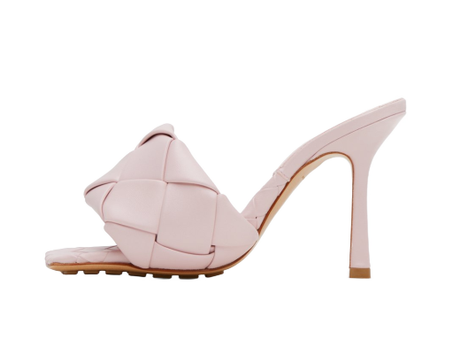 Superge in čevlji Bottega Veneta Lido Heeled Sandals "Pink" Roza | 608854 VBSS0