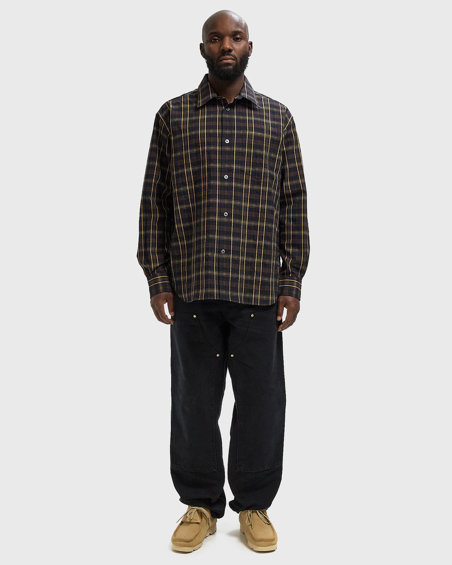 Srajce NORSE PROJECTS Mo Oversized Wool Check Shirt Večbarvna | N40-0838-7059, 1
