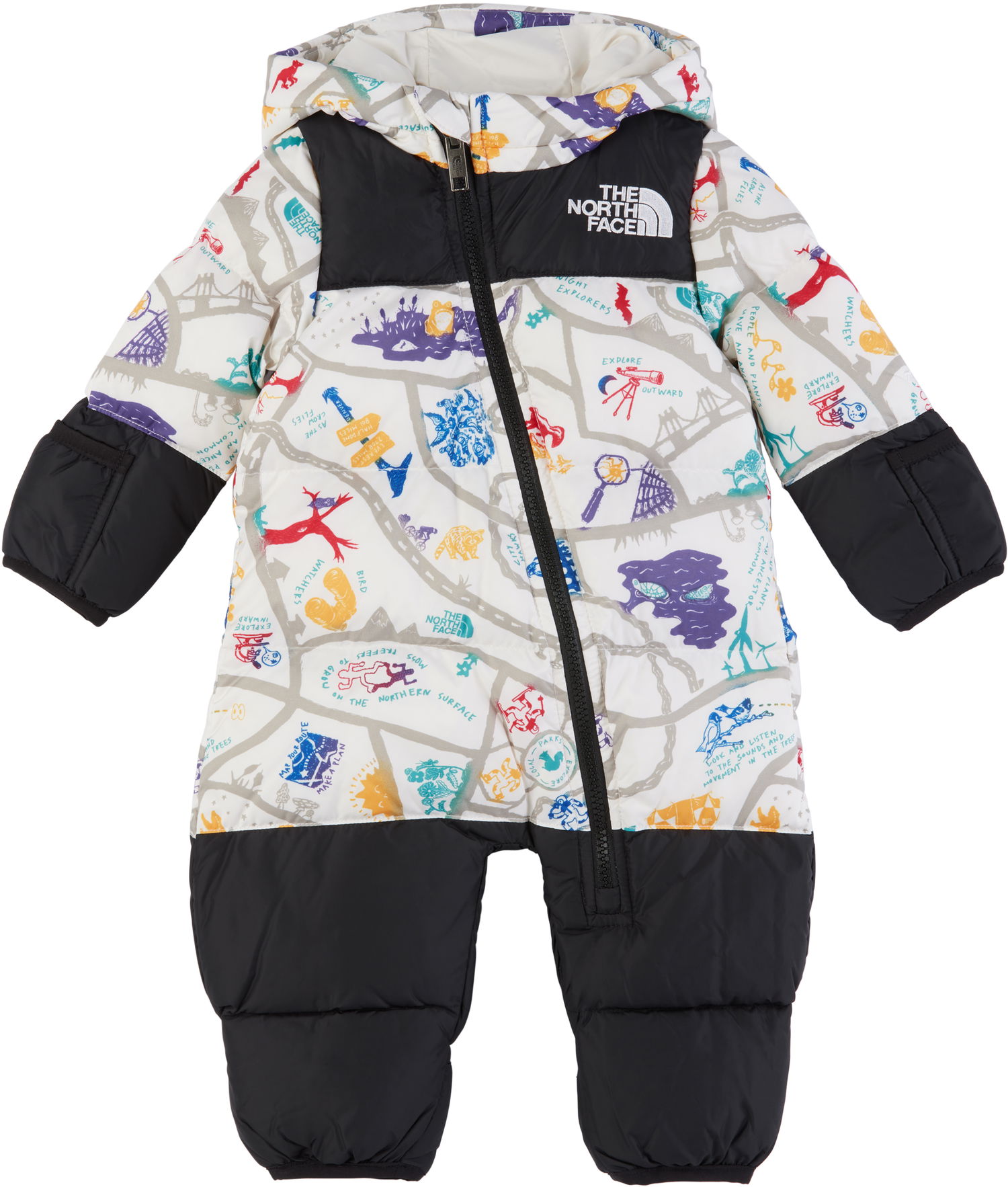 Kombinezon The North Face Kids' 1996 Retro Nuptse Print Down Snowsuit Večbarvna | NF0A7WPF4FO, 0