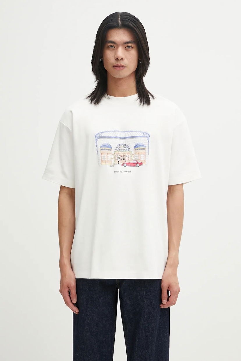 Majica Drôle de Monsieur Drôle de Monsieur Le T-shirt DrUle Palace T-Shirt Bela | I.TS285.CO002