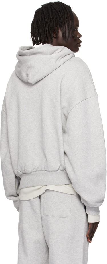 Pulover Entire Studios Entire Studios Thermal Zip-Up Hoodie Siva | ES2488SI, 2