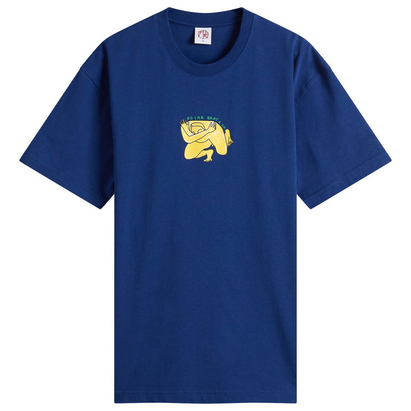 Majica Polar Skate Co. Shy Bow Graphic Tee, Size Large Modra | PSC-SU25-23-DRB