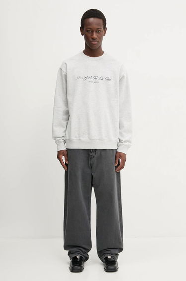 Pleteni pulover Sporty & Rich Sporty & Rich NY Health Club Sweatshirt Siva | ST071506043GY03, 8