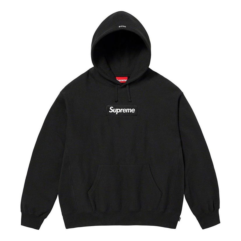 Pulover Supreme Box Logo Hoodie Črna | SUP-FW23-226
