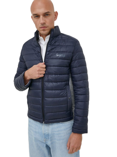 Jakna BOSS Water Repellent Padded Jacket Mornarica | 50481548