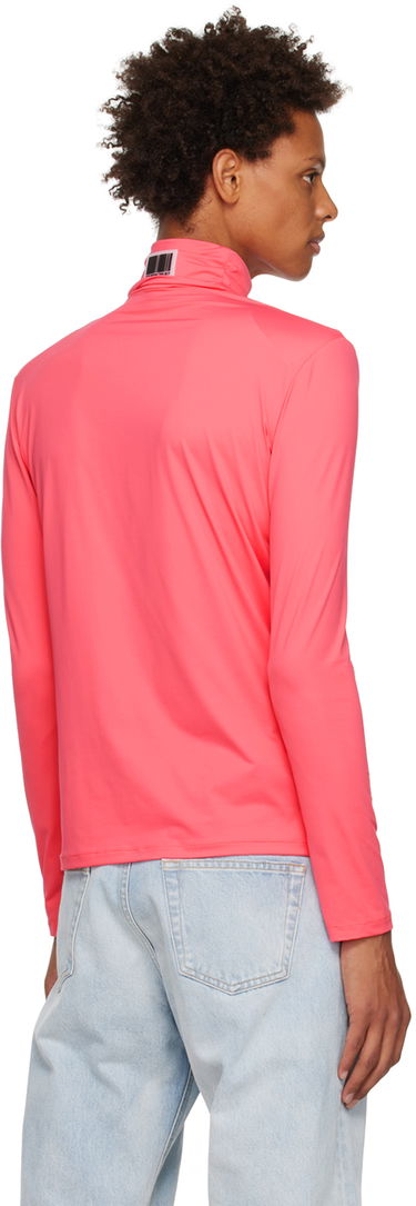 Pleteni pulover VETEMENTS Barcode Turtleneck Long Sleeve Roza | VL14TO300H, 2