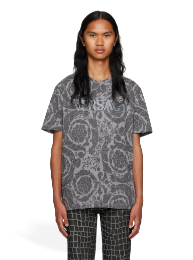 Majica Versace Barocco Silhouette Siva | 1012548_1A09037