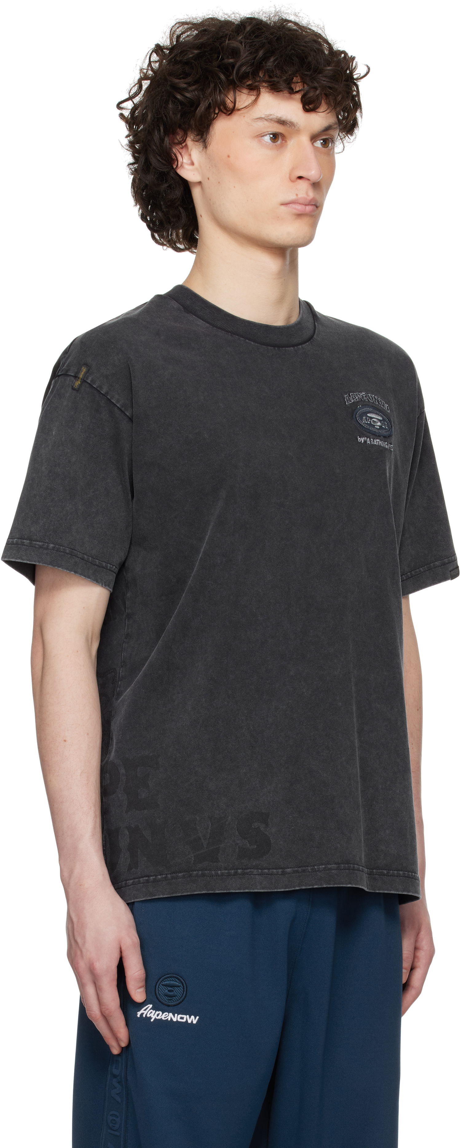 Majica AAPE by A Bathing Ape AAPE by A Bathing Ape Fancy Main T-Shirt Črna | AAPTEM1671XXNBKL, 1