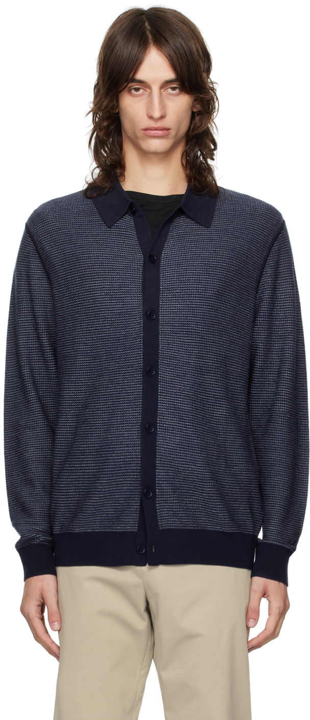 Pleteni pulover Paul Smith Paul Smith Button Through Cardigan Mornarica | M1R-895Y-N02418-49