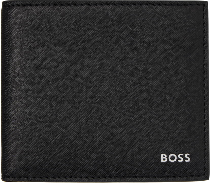 Denarnica BOSS Saffiano Leather Wallet Črna | 50536717