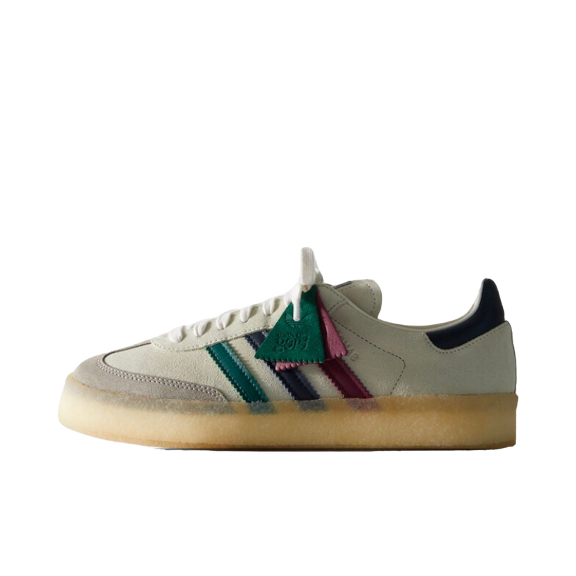 Superge in čevlji adidas Originals Ronnie Fieg x Clarks x 8th Street Samba Kithmas "White Multi" Bela | IE4032
