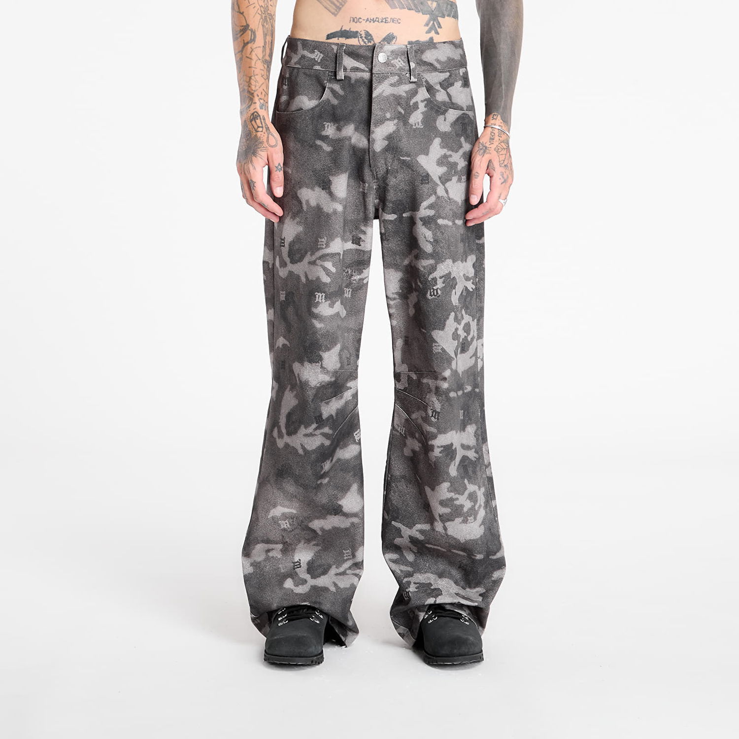 Hlače MISBHV MISBHV Camo Print Trousers Siva | 251M312, 0