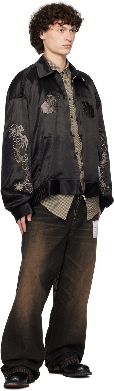 Bomber jakna Maison MIHARA YASUHIRO MIHARA YASUHIRO Collared Souvenir Jacket Črna | J14BL144, 3