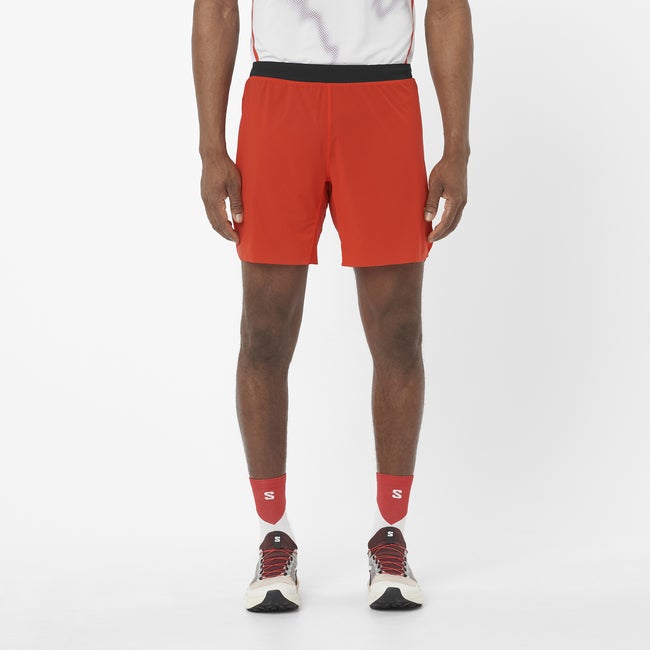 Kratke hlače Salomon S/Lab Speed 7" Running Shorts Rdeča | LC2692300, 0