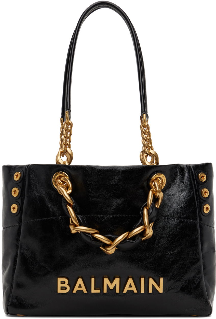 Tote bag Balmain 1945 Tote Bag Črna | CN1FD871LPPL, 0