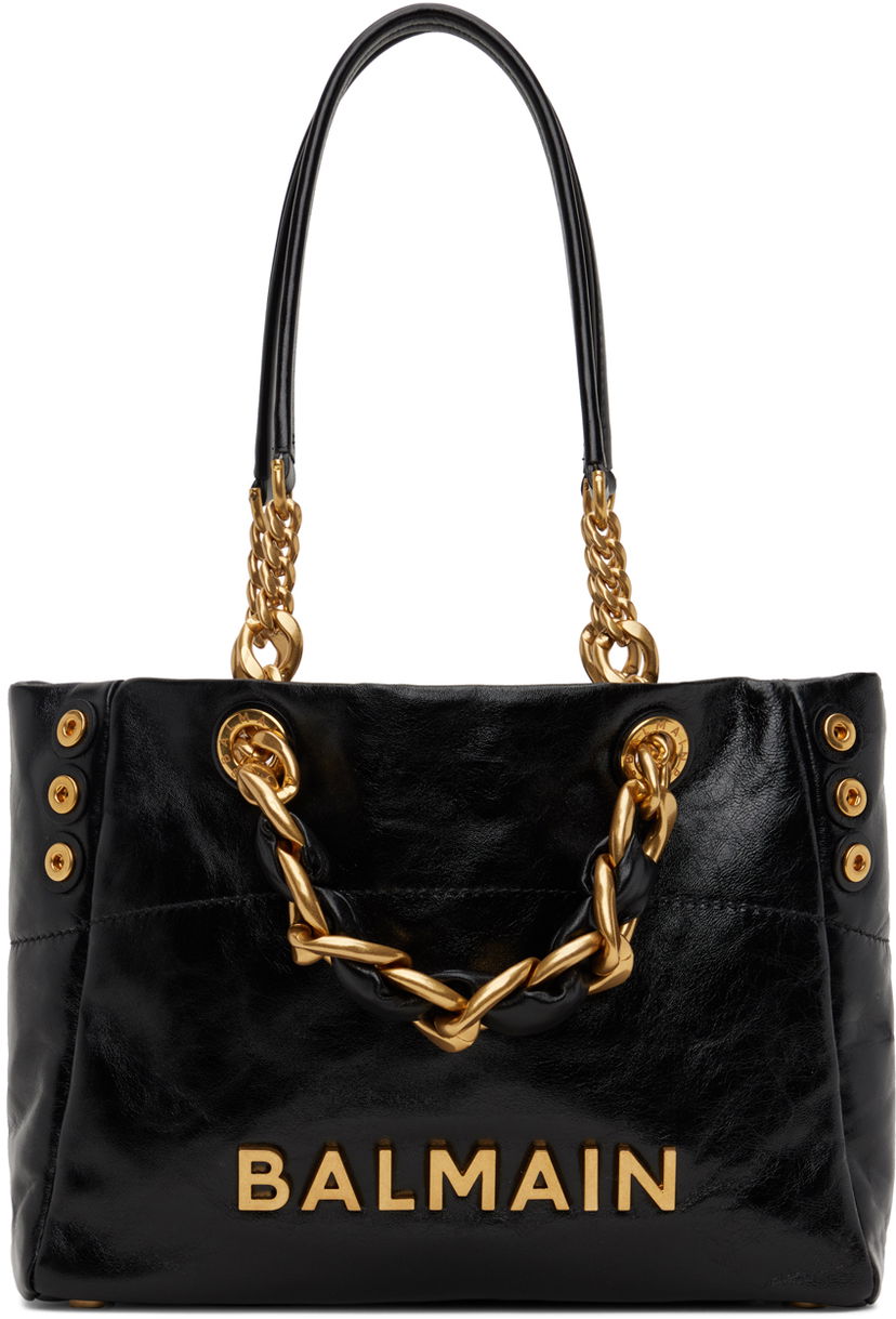 Tote bag Balmain 1945 Tote Bag Črna | CN1FD871LPPL