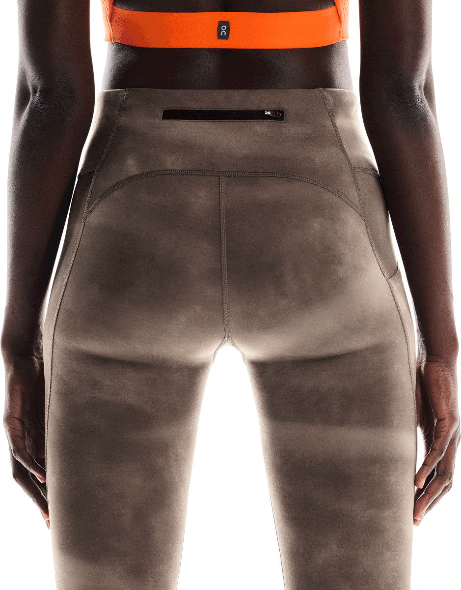 Pajkice On Running Performance Tight 7/8 AOP Leggings Siva | 1wf10491933, 1