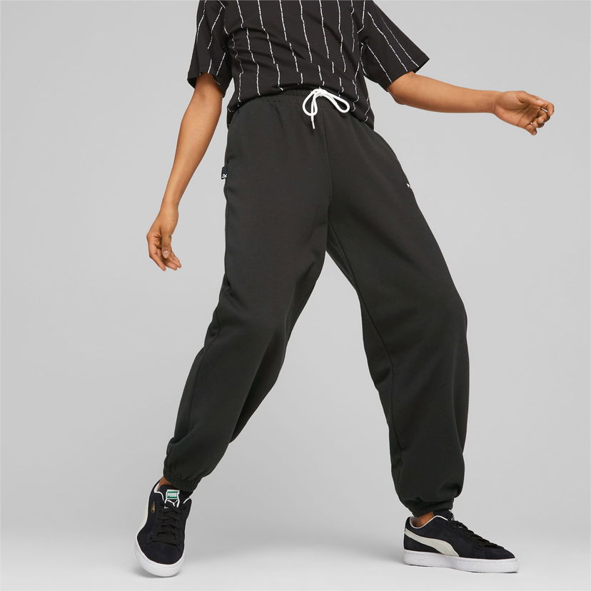 Trenirka Puma TEAM Sweatpants Črna | 538382_01