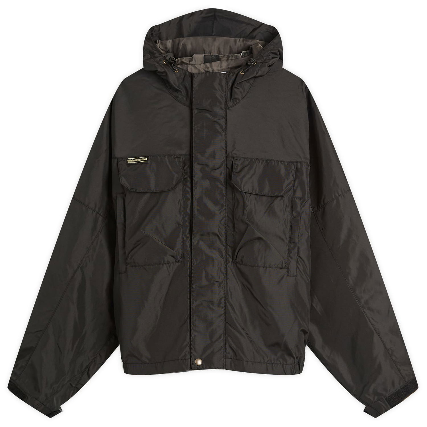 Jakna thisisneverthat thisisneverthat SP Logo Wading Jacket, Size Large Črna | TN253WOWLS04-BLK, 1