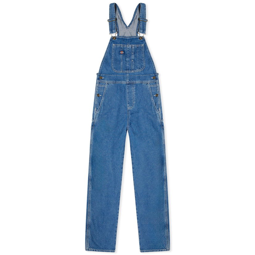 Hlače Dickies Classic Denim Bib Modra | DK0A4XYCCLB1