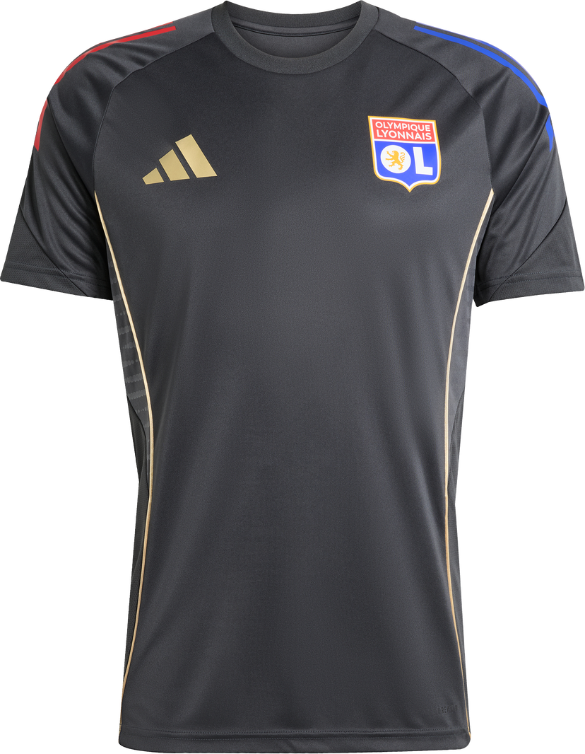 Dres adidas Originals Olympique Lyonnais Training Jersey 2025/26 Črna | jl7787