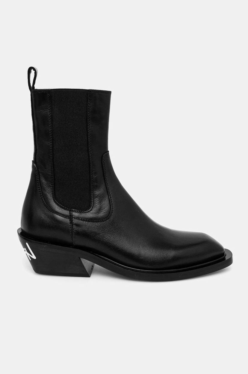 Superge in čevlji Fiorucci Heeled Chelsea Boots Črna | W01FMASH162LE03.BK01