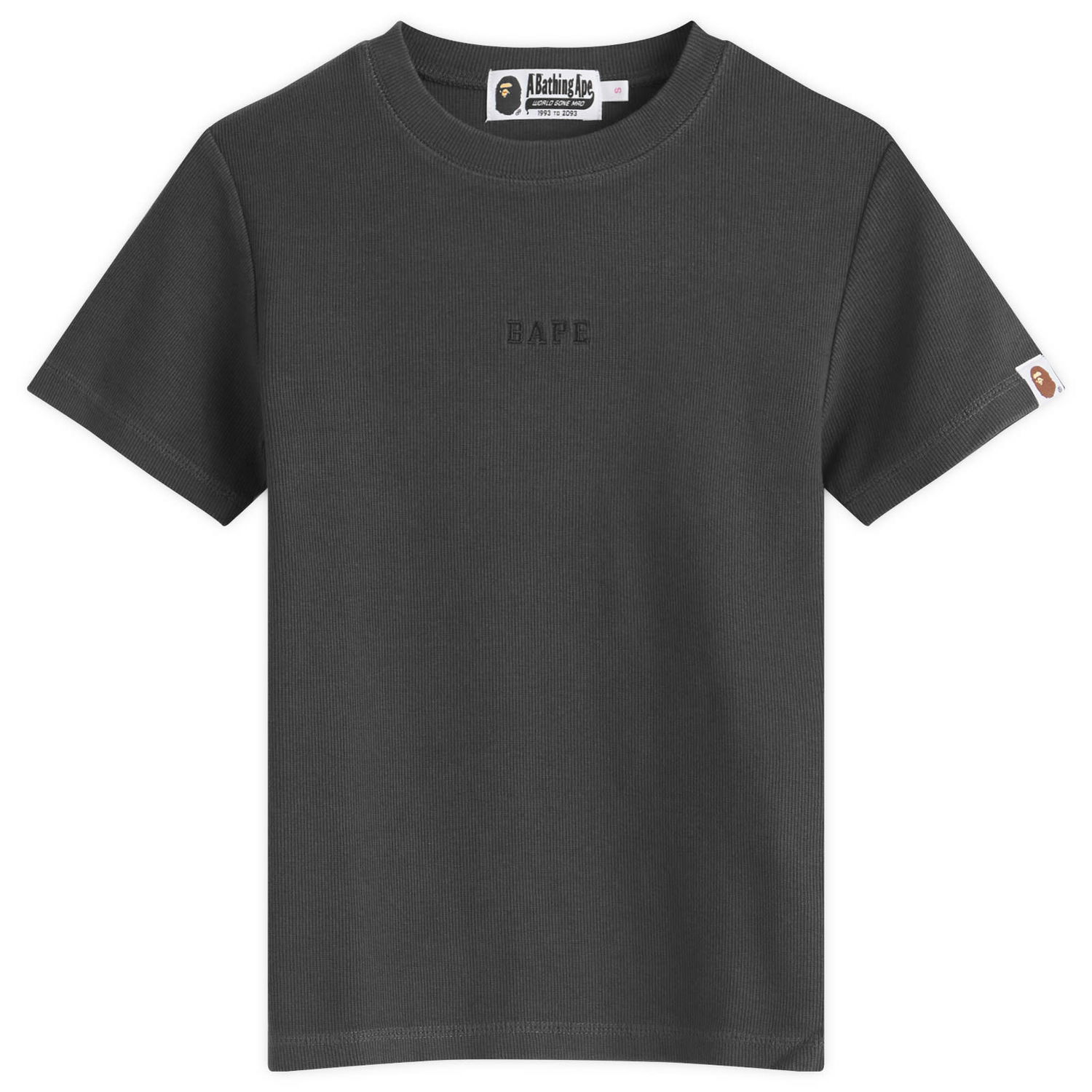 Majica BAPE Pigment Dyed Rib Tee Siva | 001CSL302006L-BLK, 1