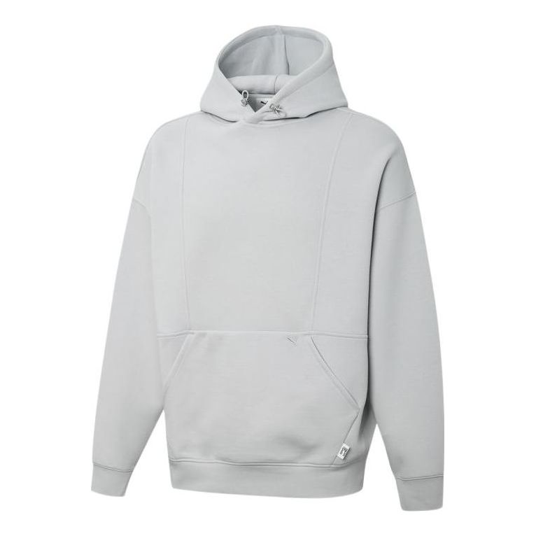 Pulover Puma MMQ Knit Pullover Hoodie Siva | 534673-19