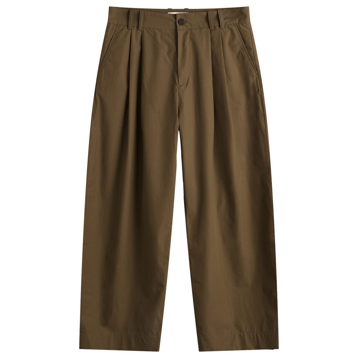Hlače Studio Nicholson Studio Nicholson Double Pleat Volume Pants, Size Large Rjava | YALESNM-788-BLD, 0