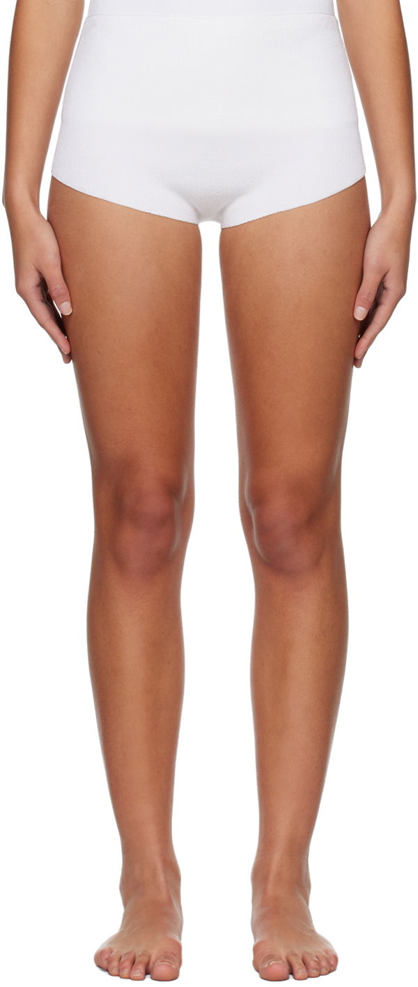 Spodnjice The Row Ausra Knit Briefs Bela | 6884-Y224