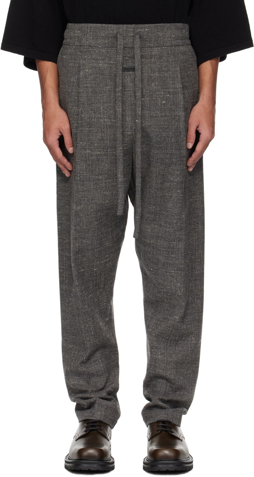 Hlače Fear of God Fear of God Drawstring Eternal Trousers Siva | FGE240-417CWL