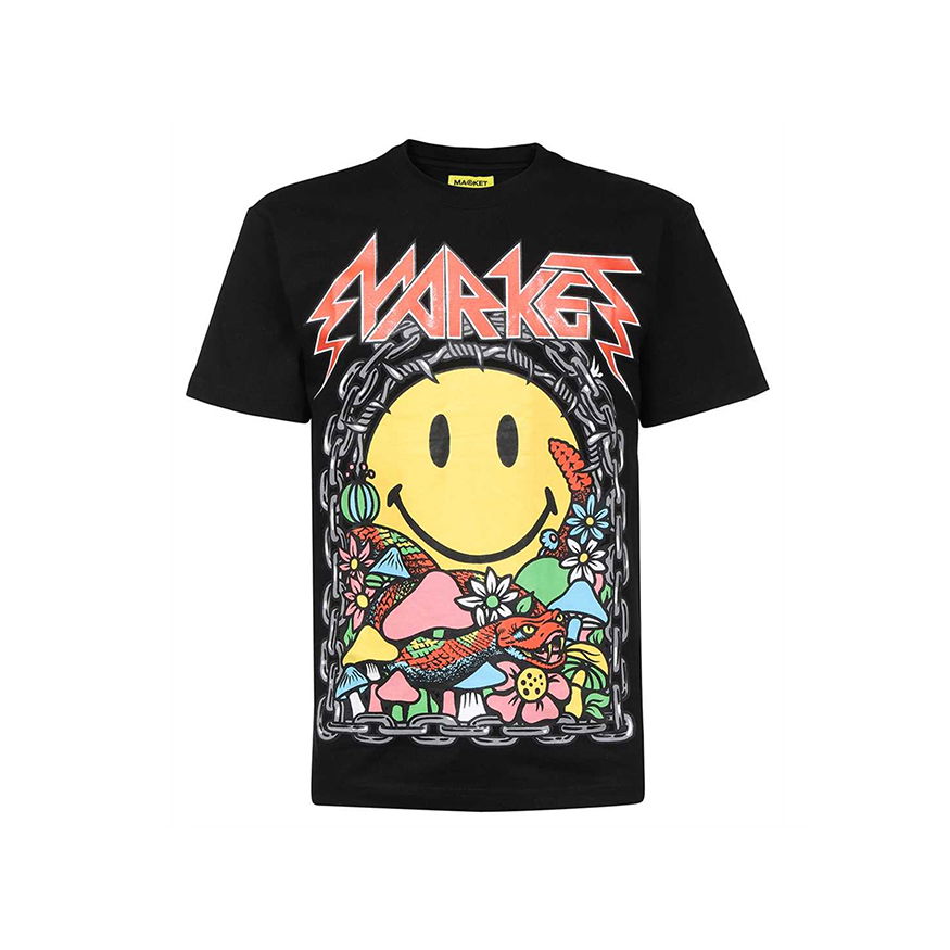 Majica MARKET Iron Tee Black Črna | 399001064, 0
