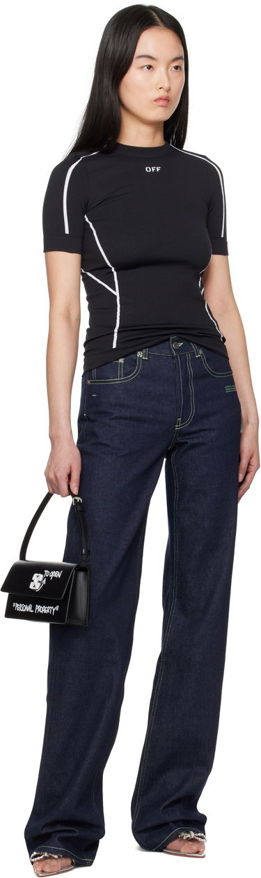 Torbica Off-White Off-White Jitney 1.0 Quote Shoulder Bag Črna | OWNN172C99LEA0021001, 3