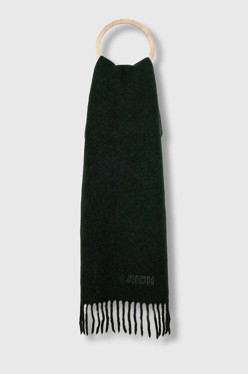 Šala WOOLRICH Alpaca Wool Ombre Scarf With Fringe Zelena | CFWWAC0174FRUT3552, 0