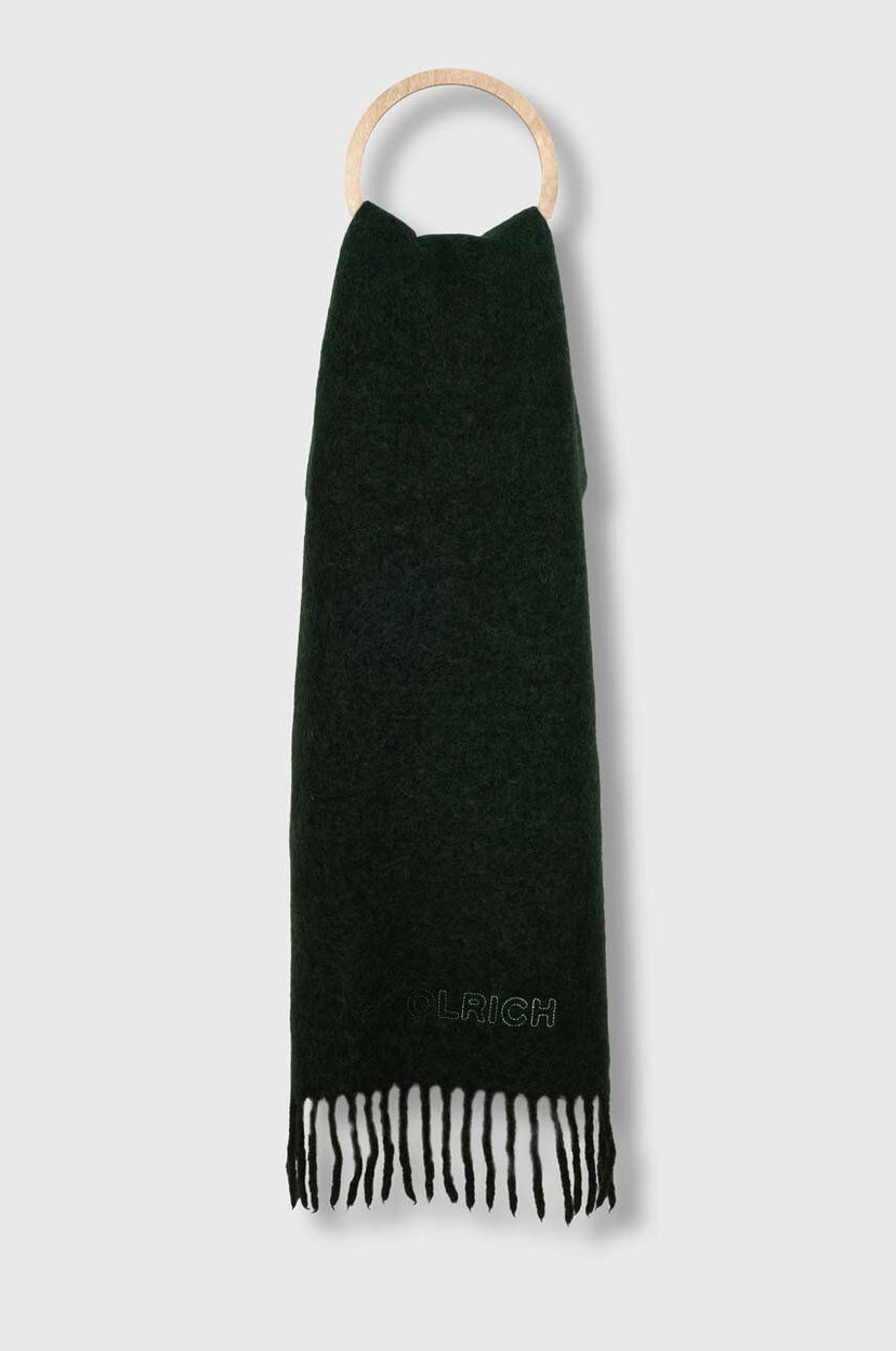 Šala WOOLRICH Alpaca Wool Ombre Scarf With Fringe Zelena | CFWWAC0174FRUT3552