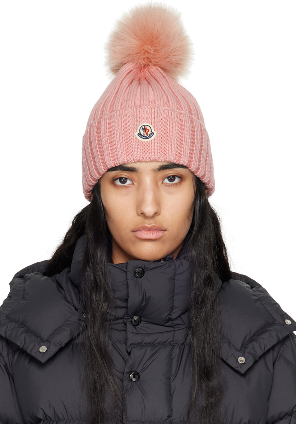 Beanie Moncler Pink Pom Pom Beanie Roza | J20933B00027M1131, 0