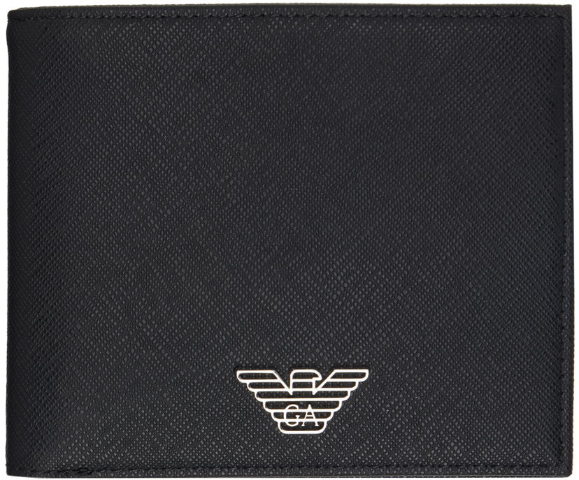 Denarnica Emporio Armani Logo Wallet Črna | Y4R168 Y138E
