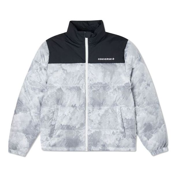 Puhovka Converse Short Down Jacket Siva | 10021976-A02