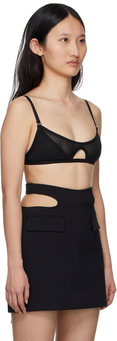 Modrček Dion Lee Dion Lee Shadow Mesh Bra Črna | A3515R22, 1