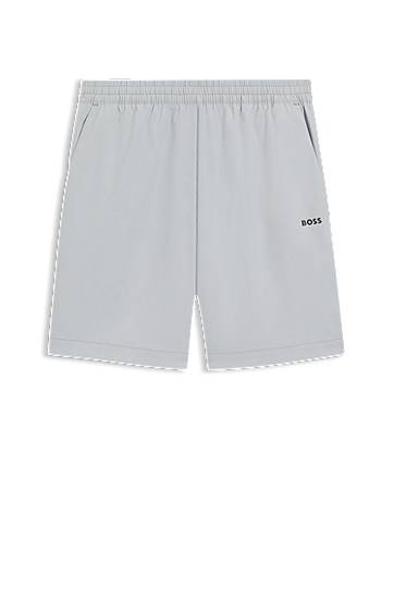 Kratke hlače BOSS Four-Way Stretch Moisture-Wicking Shorts Siva | 50541312, 0