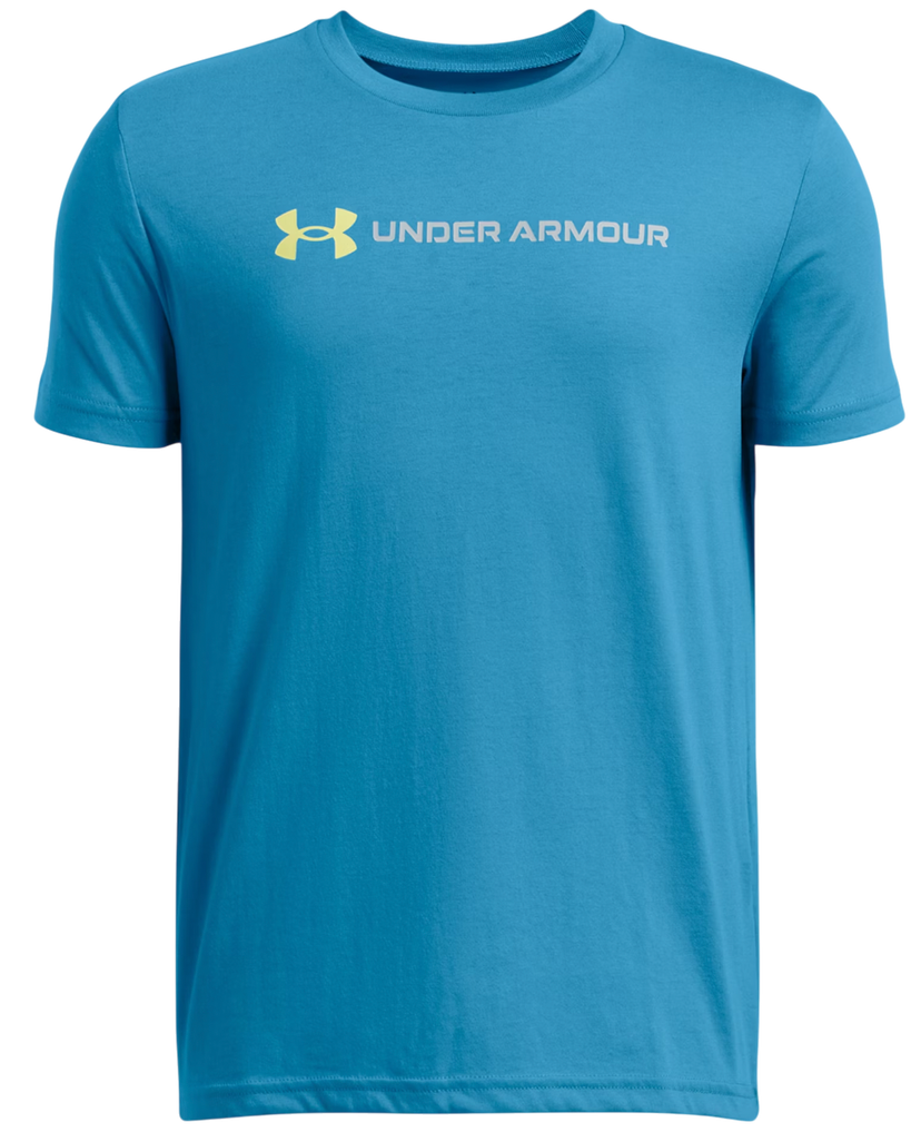 Majica Under Armour Under Armour Logo Wordmark Short Sleeve T-Shirt Modra | 1389963-452