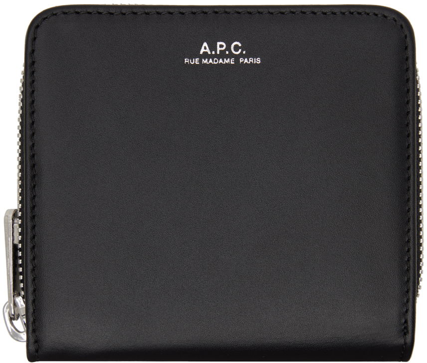 Denarnica A.P.C. Emmanuel Compact Wallet Črna | PXAWV-H63601, 0