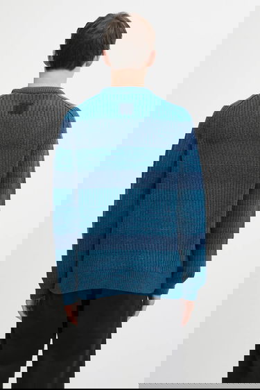 Pleteni pulover Barbour Barbour x Paul Smith Saddle Striped Wool Crewneck Sweater Večbarvna | MKN1696BU91, 2