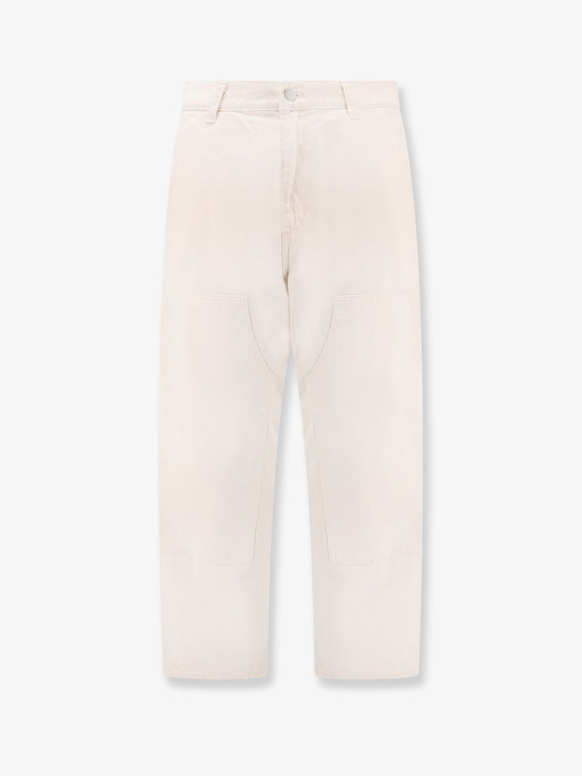 Hlače Carhartt WIP MIDLAND DOUBLE KNEE Bela | I0338870502