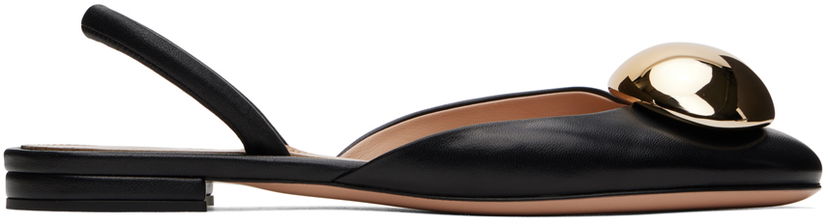 Nega čevljev Gianvito Rossi Gianvito Rossi Sphera Slingback Ballerina Flats Črna | G93035.05RIC.NXF