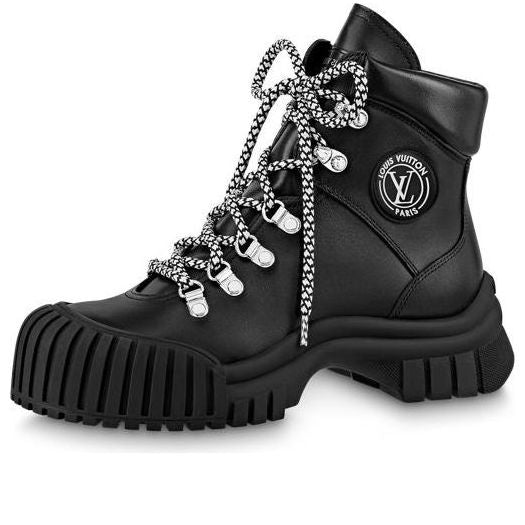 Superge in čevlji Louis Vuitton Ruby Flat Ranger Boots Črna | 1AAM5U