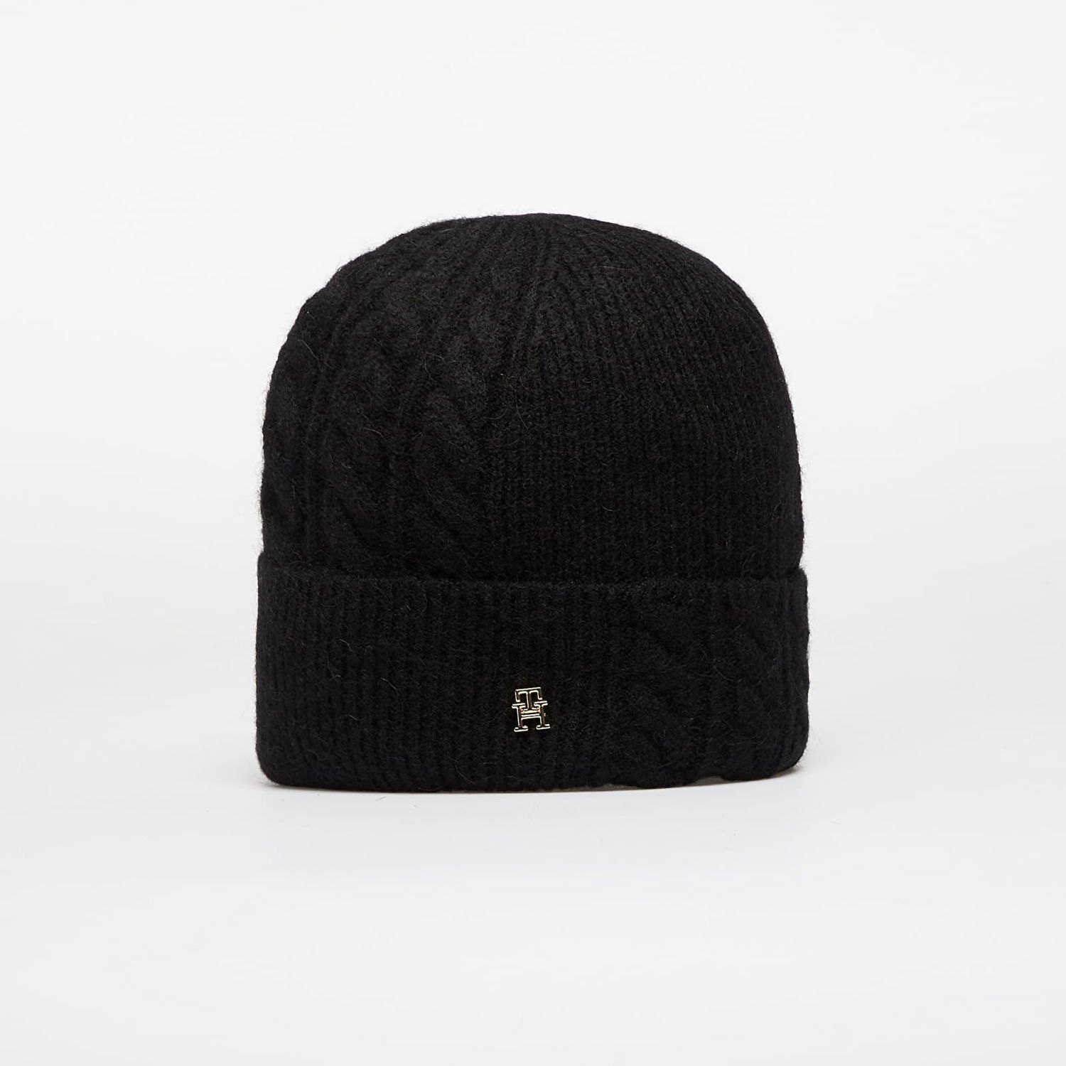 Beanie Tommy Hilfiger Tommy Hilfiger Elevated Chic Fluffy Beanie Črna | AW0AW17784 BDS, 0