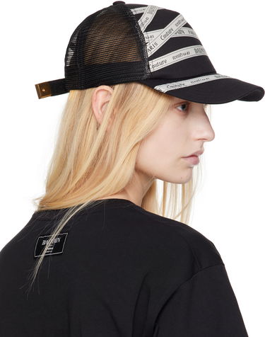 Kapa Balmain Ribbon Motif Cotton Cap by Balmain Črna | EF1XA381MB10, 2