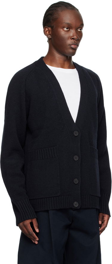 Pleteni pulover Studio Nicholson Studio Nicholson Sen Cardigan Mornarica | SEN SNM-049, 1